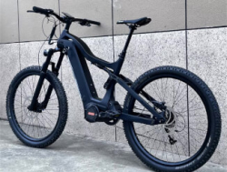 Электрический горный велосипед с полной подвеской