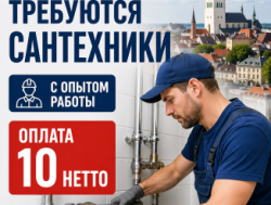 Требуется сантехник!