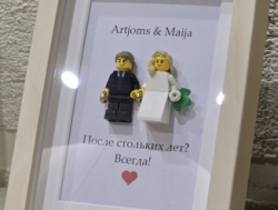 Персональные лего рамочки.
