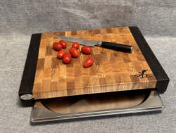 Торцевая разделочная доска из ясеня