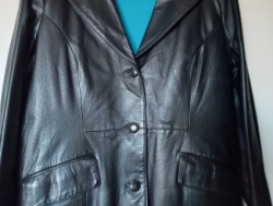 Продам кожаное пальто
