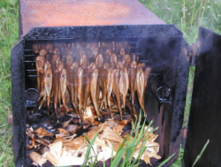 Kоптильный шкаф для рыбы